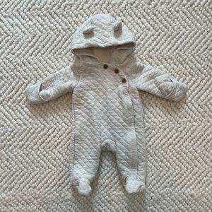 Carter’s / Quilted Bunting / Light Grey Heather / 3M / NWOT